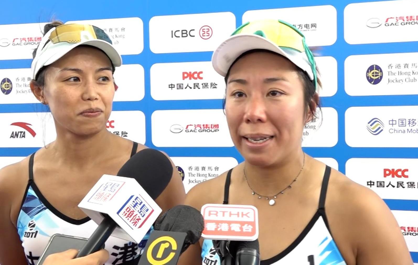 歐陽瑋欣在賽後表示,在香港比賽機會難得,期望努力得分。(港台圖片)