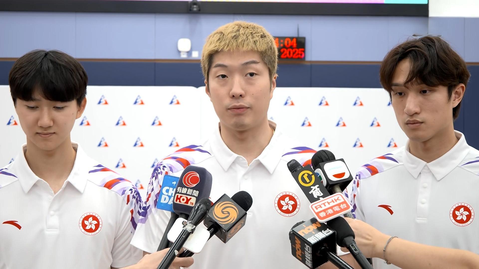 兩屆奧運男子花劍個人冠軍張家朗希望發揮得好,形容市民打氣聲是全運會主利之利的最大優勢。(港台圖片)