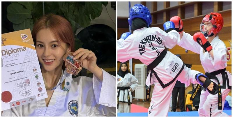 根據新聞稿稱鄧月平「代表香港出戰馬來西亞跆拳道比賽勇奪銅牌 為港爭光」,是由一個名為「中國香港傳統跆拳道總會」的組織帶隊,參加在馬來西亞布城舉行的第十一屆布城跆拳道挑戰賽2025。