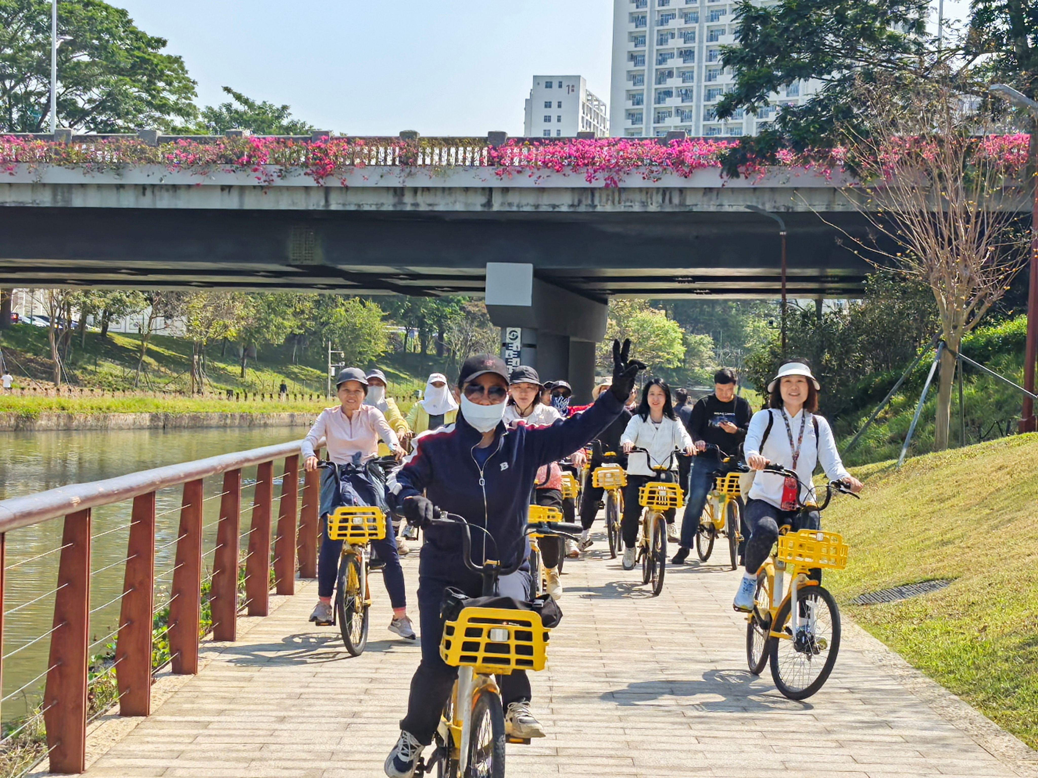 除了學童服務外,亦有家長小組,如健康騎行家長小組。(受訪者提供)