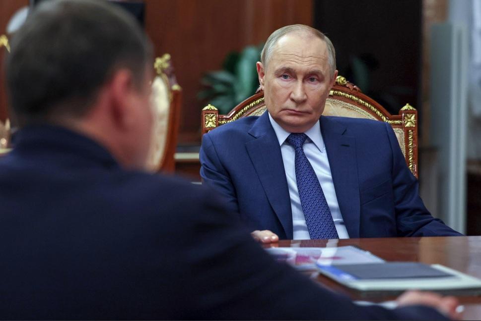 普京宣布成功測試具備核攻擊力的核動力巡航導彈及魚雷。(美聯社)