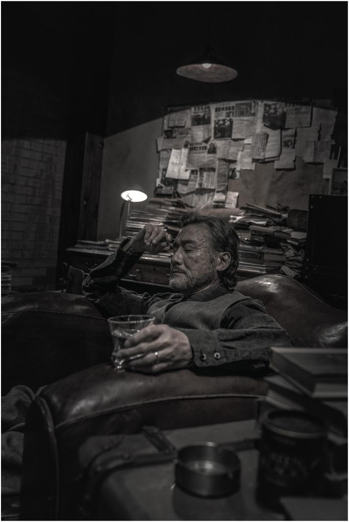 梁家輝在《風林火山》演跟劉青雲拍檔的警察。