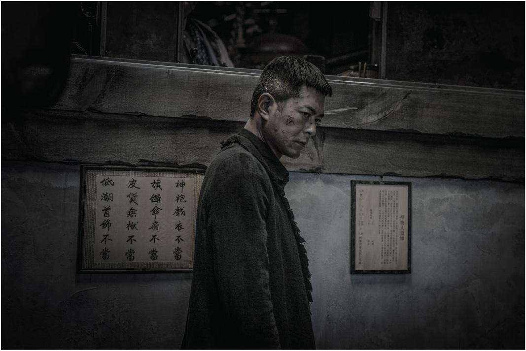 古天樂在《風林火山》演收山殽手。