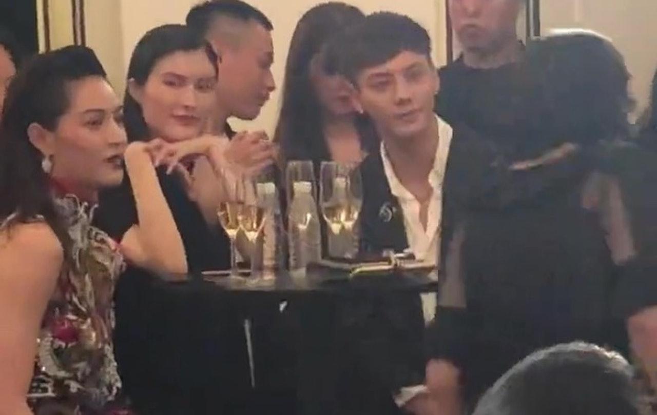 陳偉霆與何穗於2019年曾在一活動上同枱。