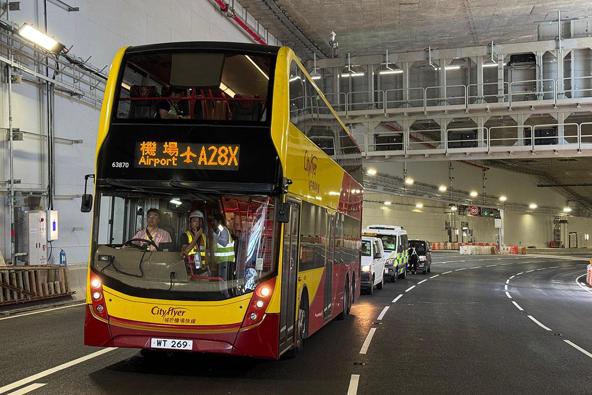 城巴在中九龍繞道(油麻地段)通車後,將開辦新路線A28X。(城巴提供)