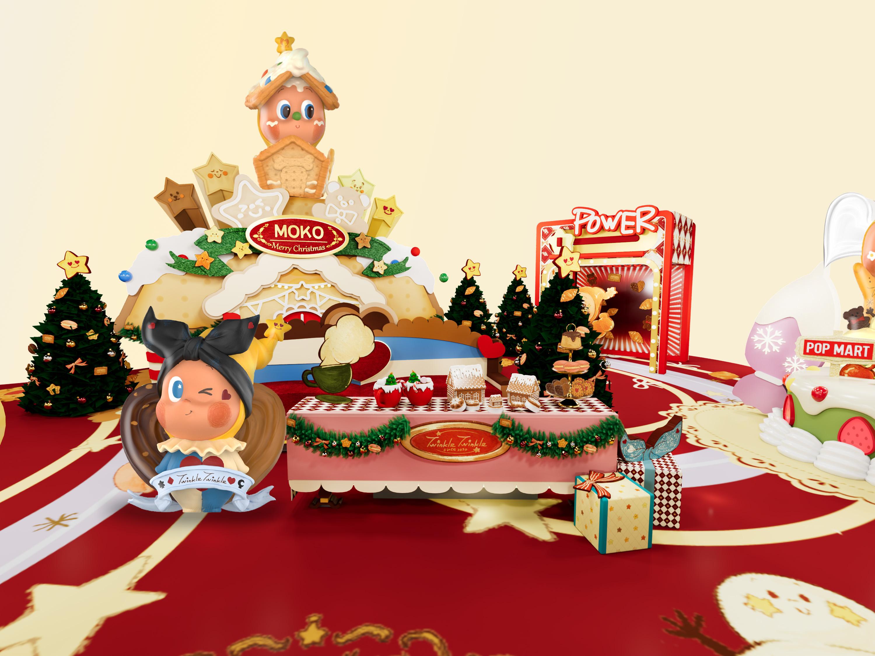 「幸福蝴蝶酥星星人」化身聖誕派對管家