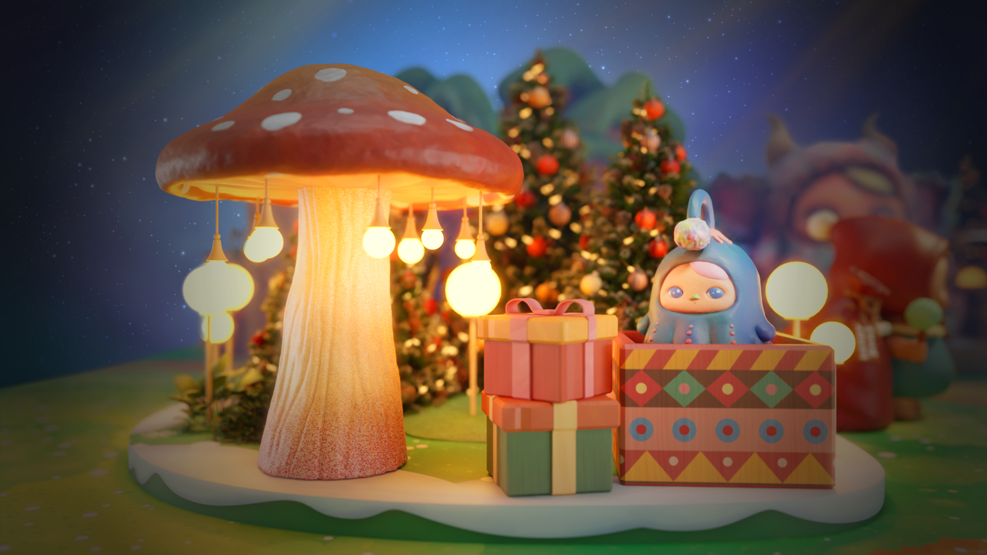 德福廣場冬日「Pucky聖誕奇幻森林」