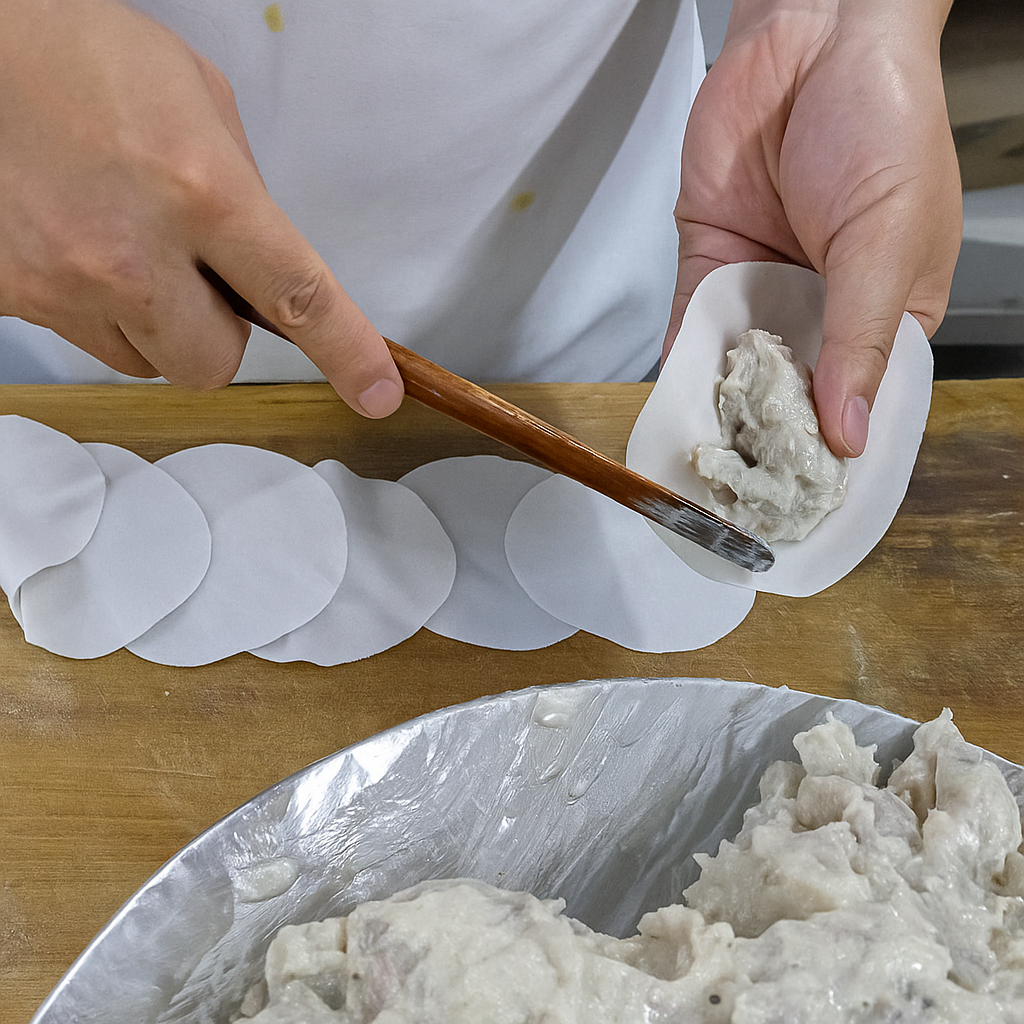 街坊酒樓不用預製菜,點心師傅凌晨三時便回舖準備製作點心。