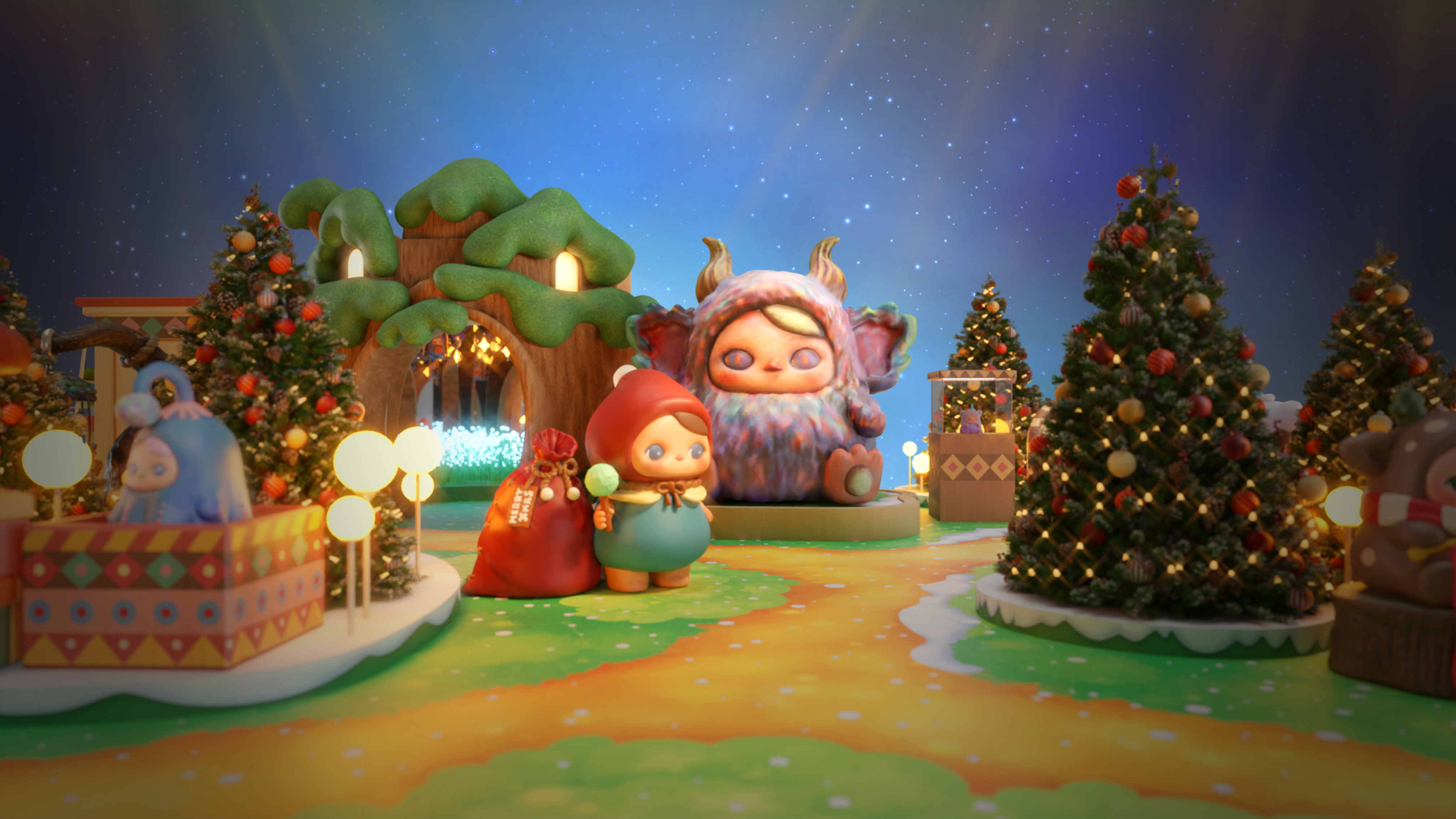 德福廣場冬日「Pucky聖誕奇幻森林」