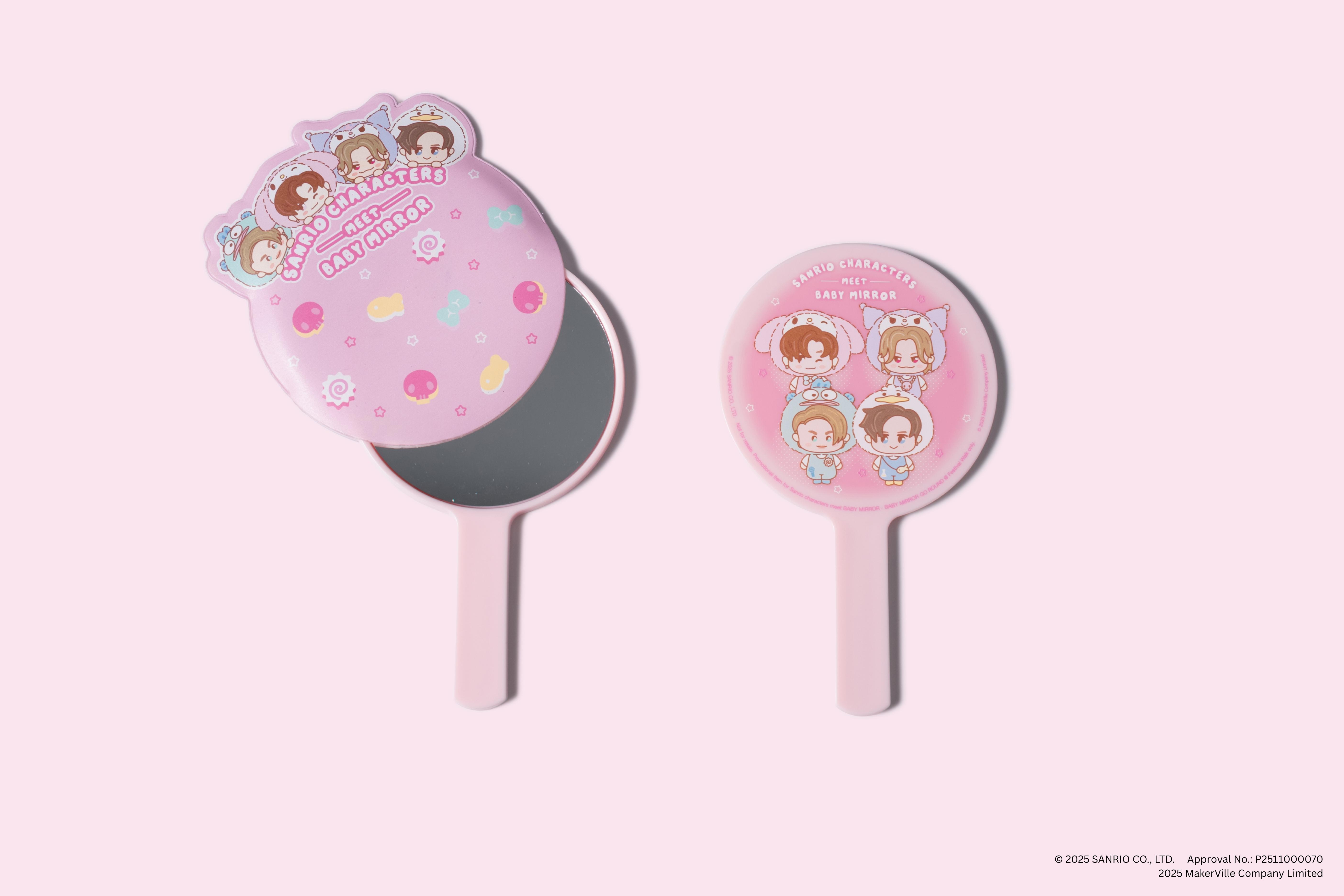 款式二: MY MELODY X BABY ANSON LO 、HANGYODON X BABY JER、KUROMI X BABY JEREMY、AHIRUNOPEKKLE X BABY FRANKIE