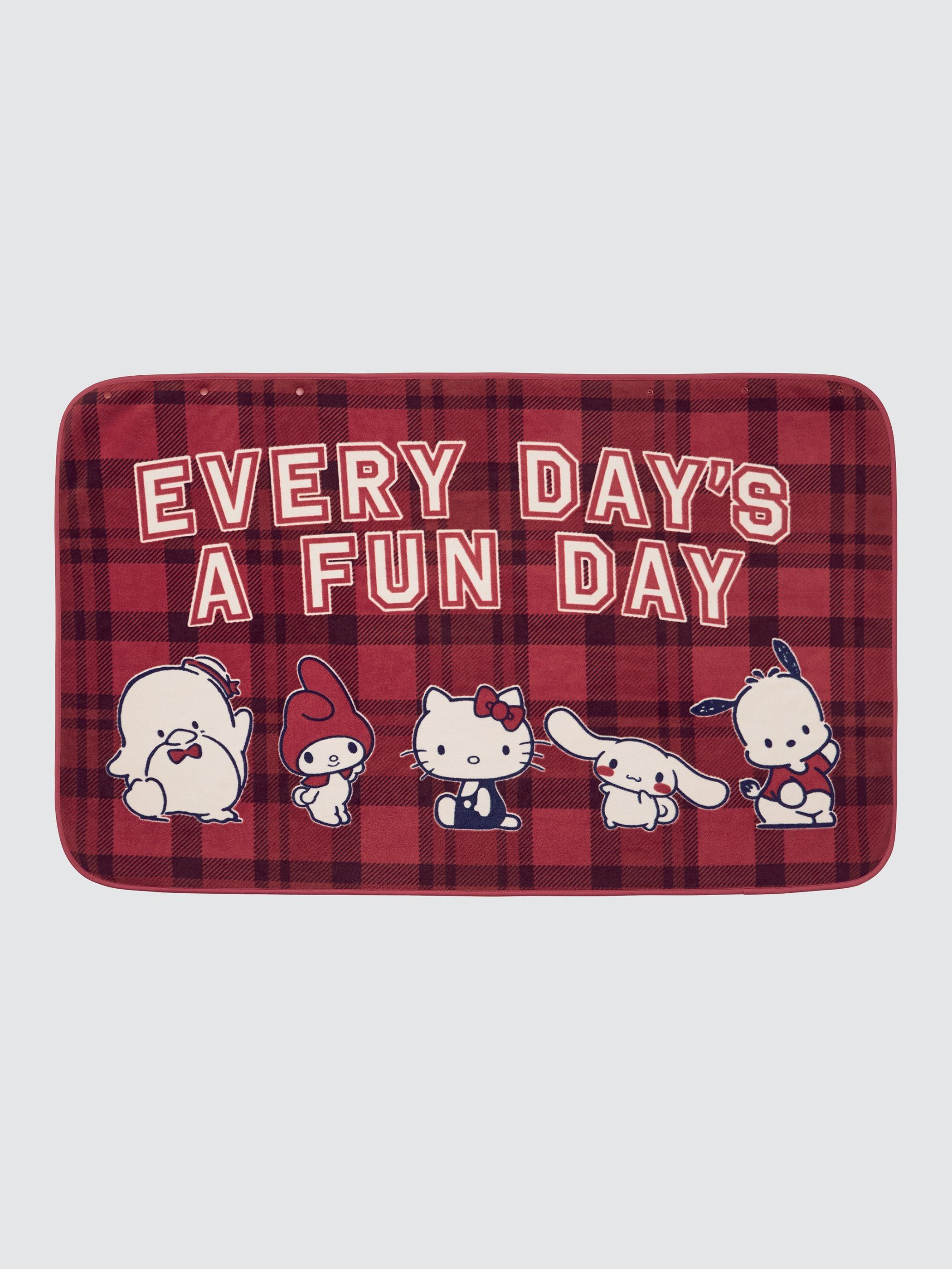 Sanrio characters雙面搖粒絨毛毯 $149