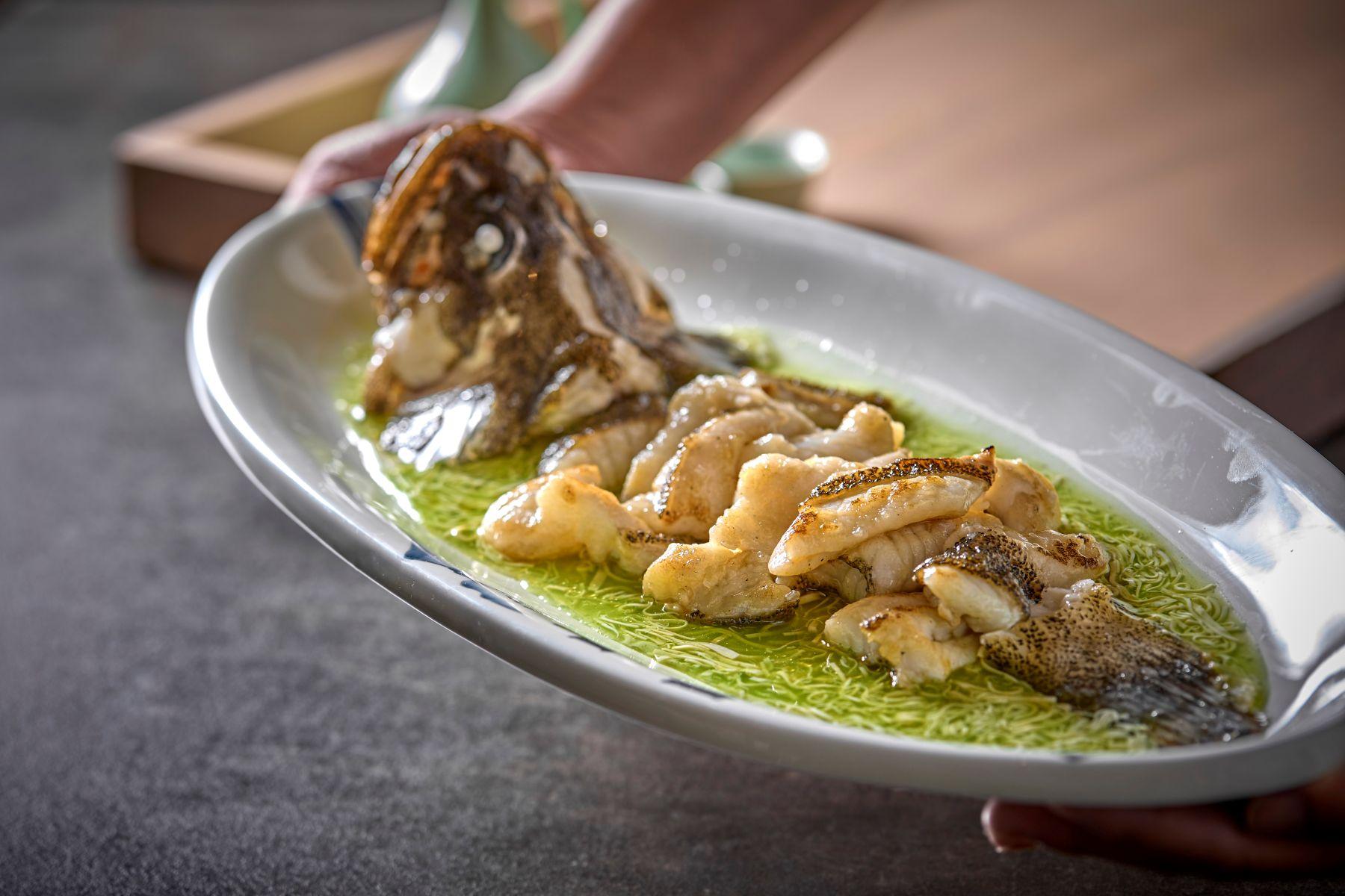 翡翠文絲豆腐老虎斑(時價)