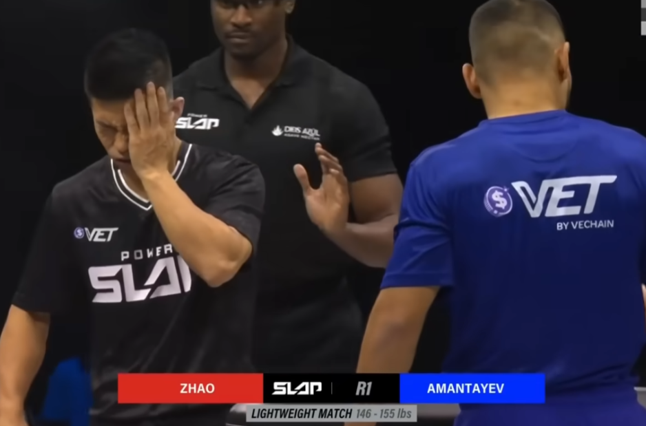 中國通背拳傳人「打耳光」大賽 遭摑3掌流鼻血翻白眼昏倒(有片)