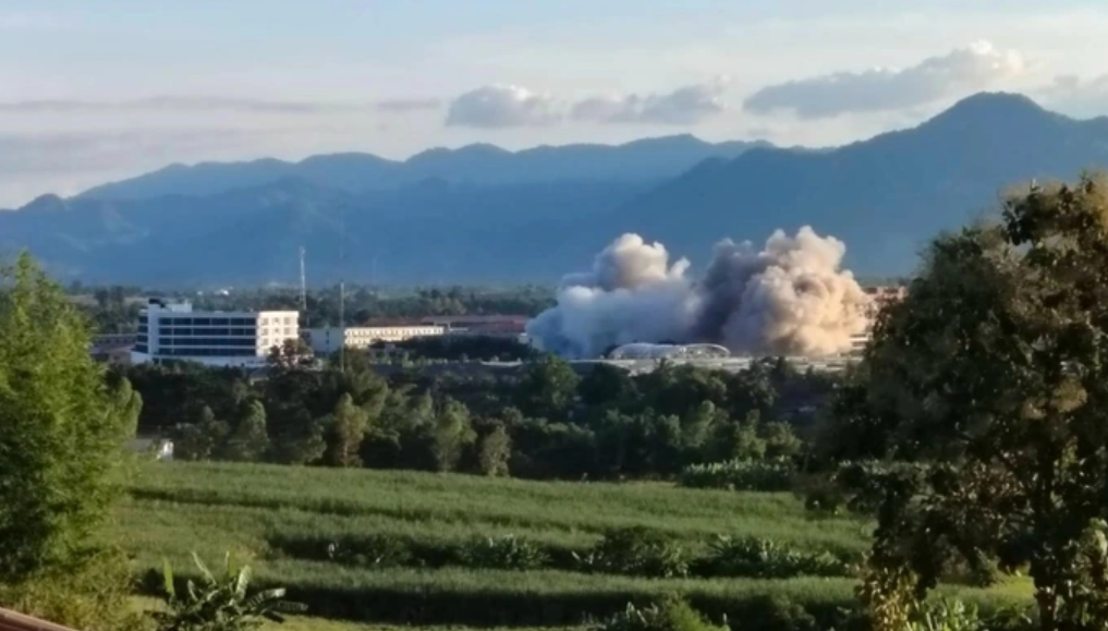 緬甸軍方早前清剿位於妙瓦底的電信詐騙KK園區,大批外籍人員逃入泰國境內(網上圖片)