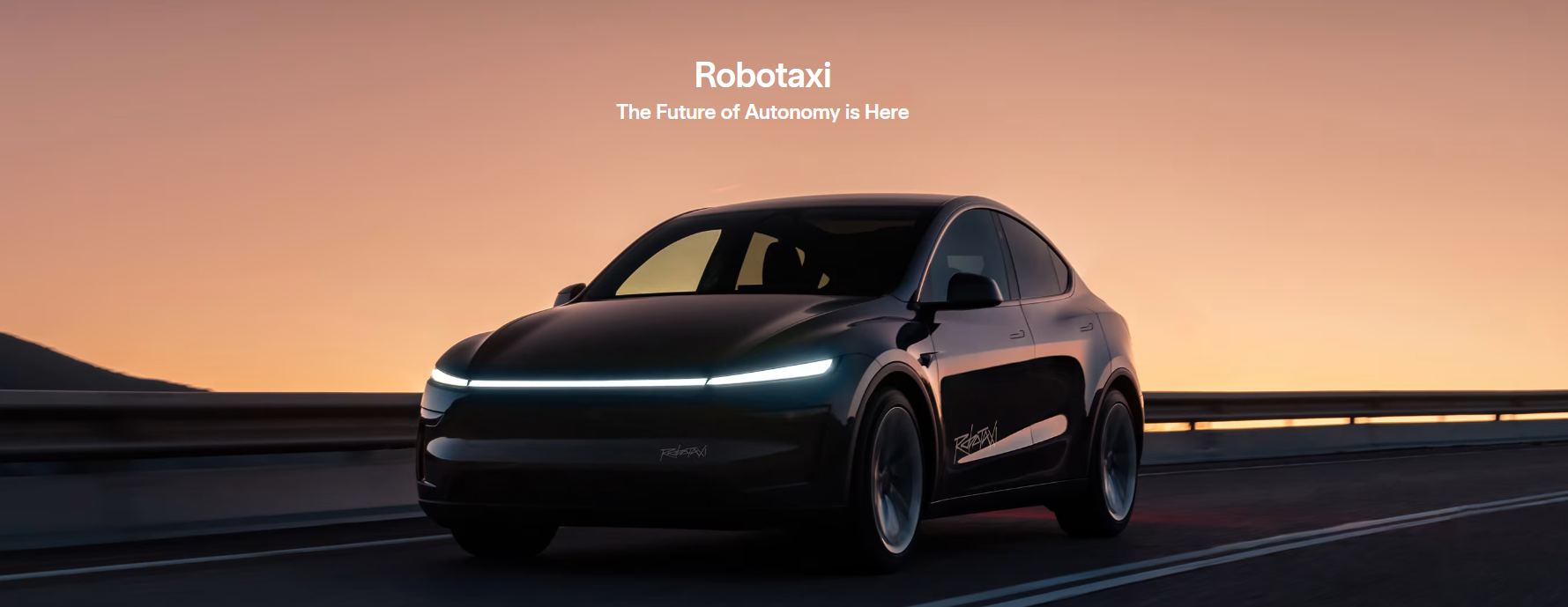 馬斯克在股東大會上宣布,從4月開始生產特斯拉的無人駕駛的士。(Tesla官網)