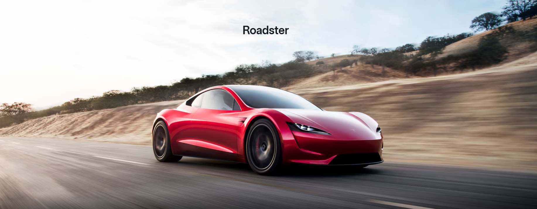 馬斯克在股東大會上宣布,發布第二代Roadster電動跑車。(Tesla官網)