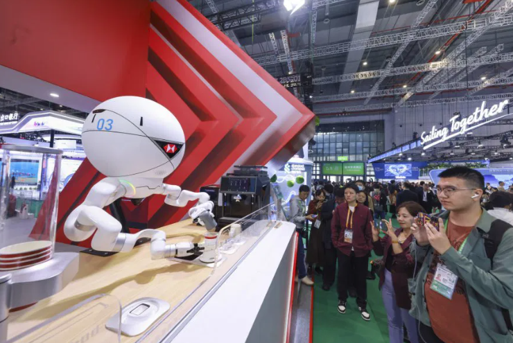 人形機器人的應用場景將愈來愈多。(中新社)