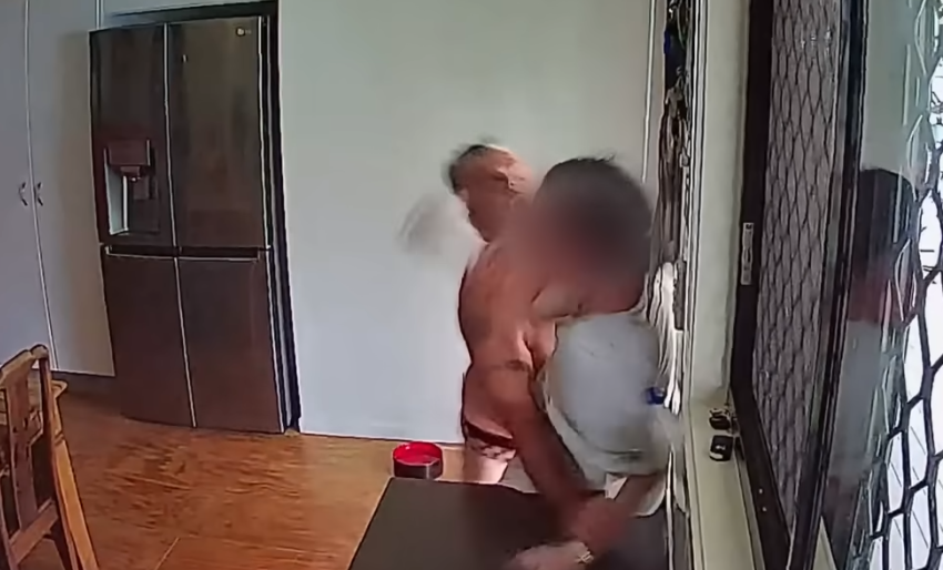 女子持剪刀闖入屋 澳男僅穿內褲對抗(有片)