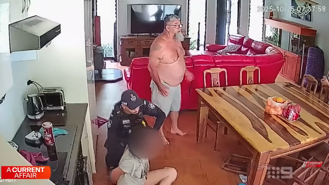 女子持剪刀闖入屋 澳男僅穿內褲對抗(有片)