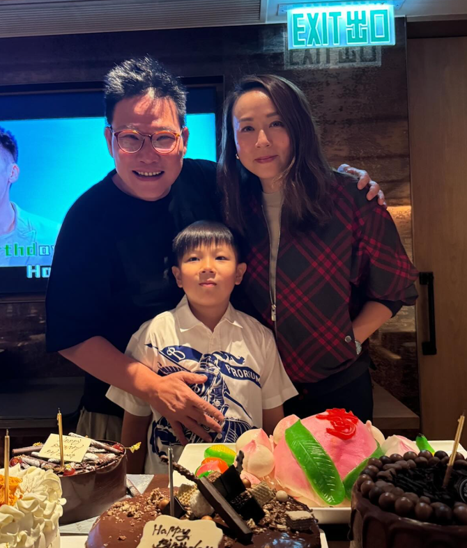 蘇永康過去都很愛錫太太及囝囝。