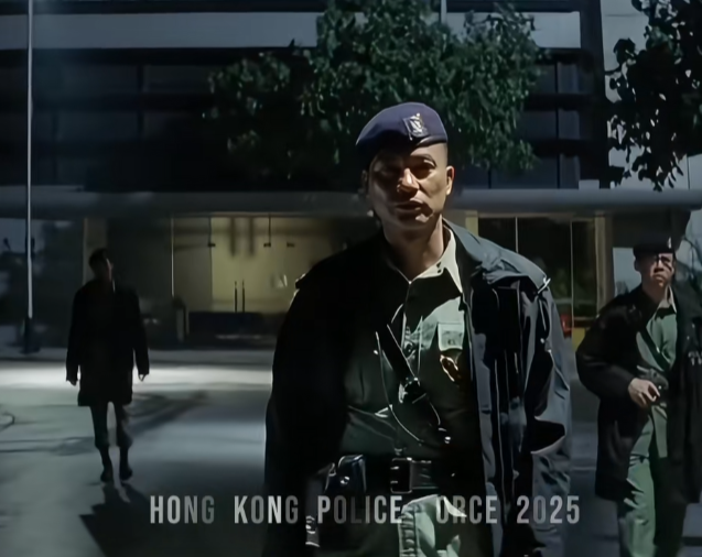 警察部入主社交平台抖音兩周年,特別請來藝人任達華參與演出,並以現實香港警察,與任達華曾主演經典電影《PTU機動部隊》上演交替情節。