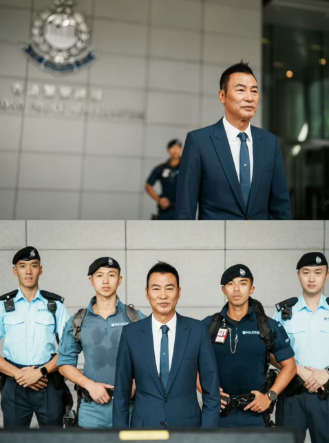 警察部入主社交平台抖音兩周年,特別請來藝人任達華參與演出,並以現實香港警察,與任達華曾主演經典電影《PTU機動部隊》上演交替情節。