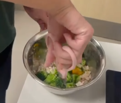 搜查犬課人員悉心照料。(海關FB)