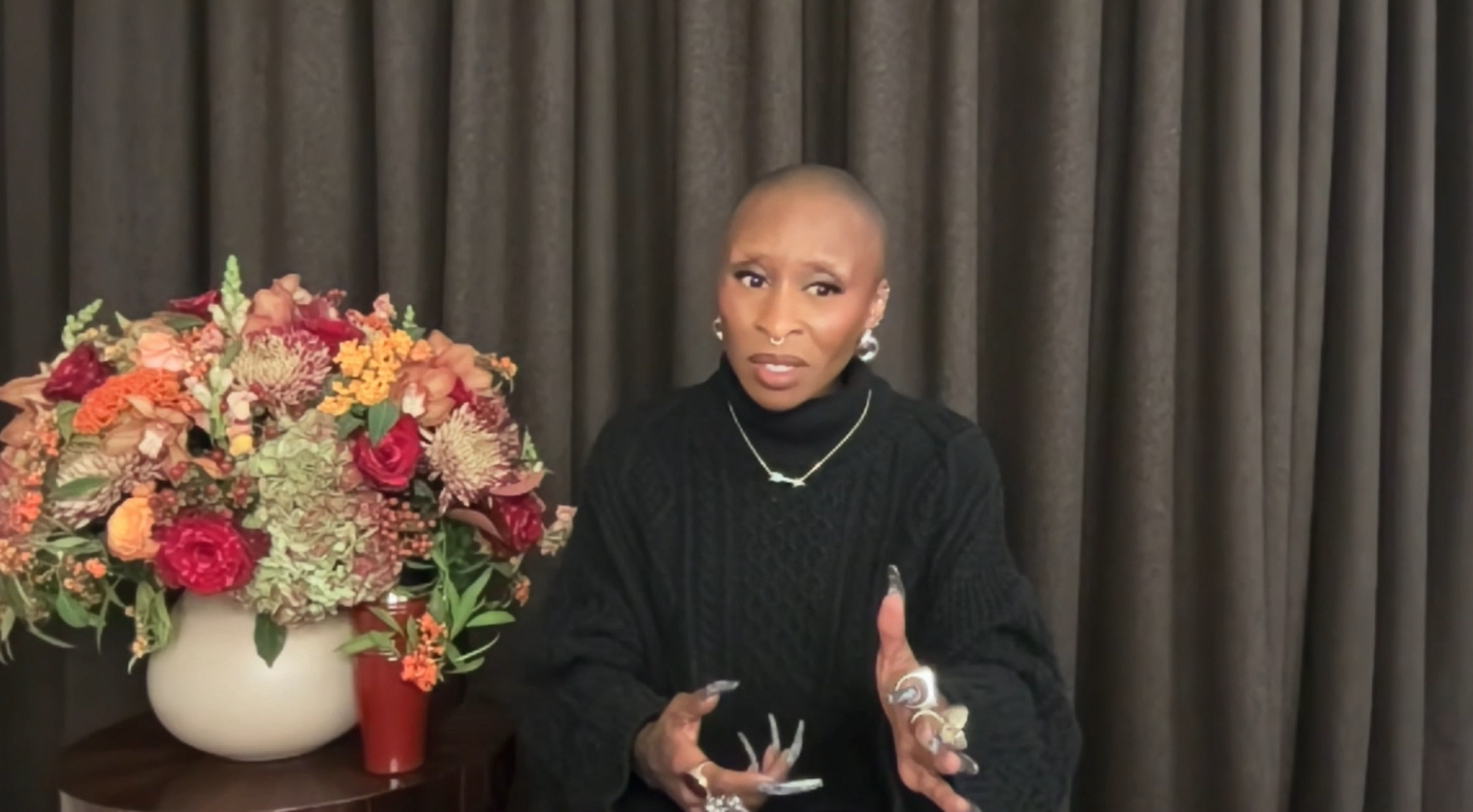 Cynthia Erivo透過zoom接受《am730》訪問。