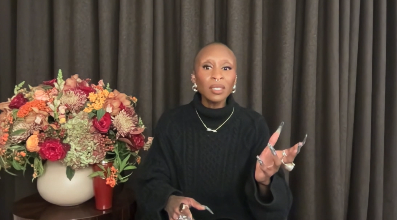 Cynthia Erivo受訪時亦不忘分享如何去演繹片中歌曲。