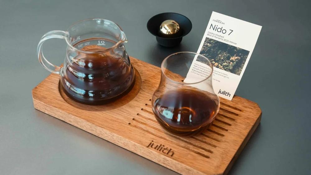 Nido 7 Geisha咖啡豆來自巴拿馬巴魯火山(Baru volcano)附近的種植園,煮成的咖啡帶有苿莉花及柑橘果香。(FB)