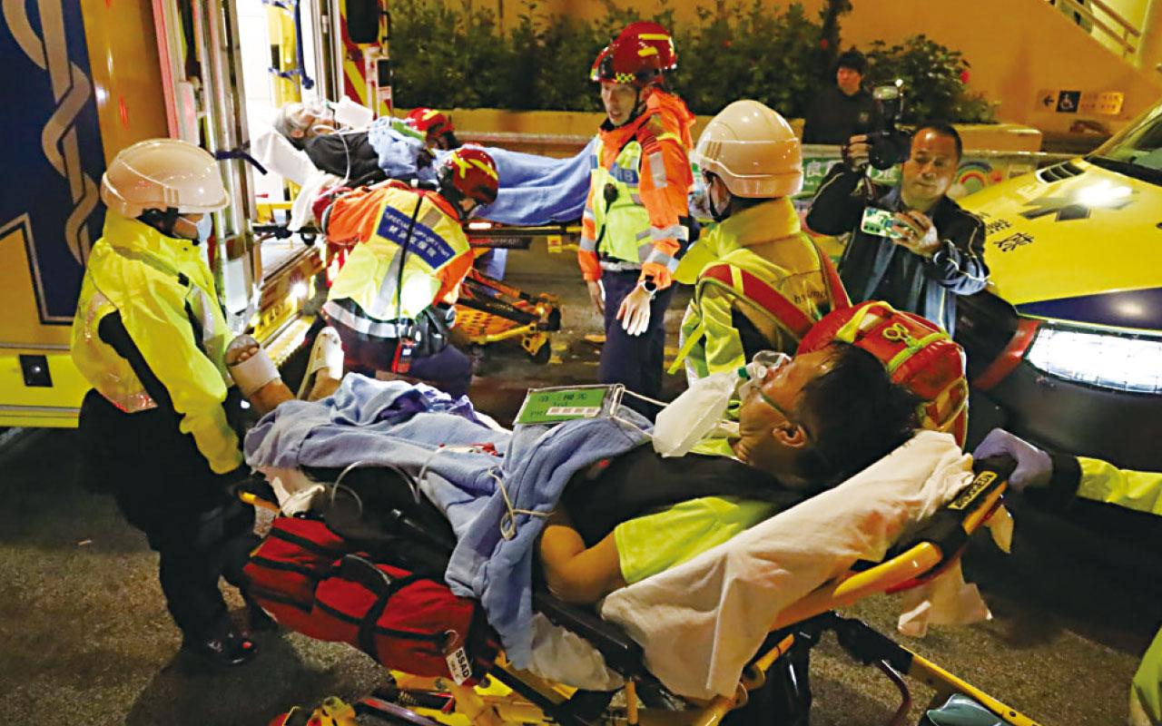 大埔宏福苑五級火 火警