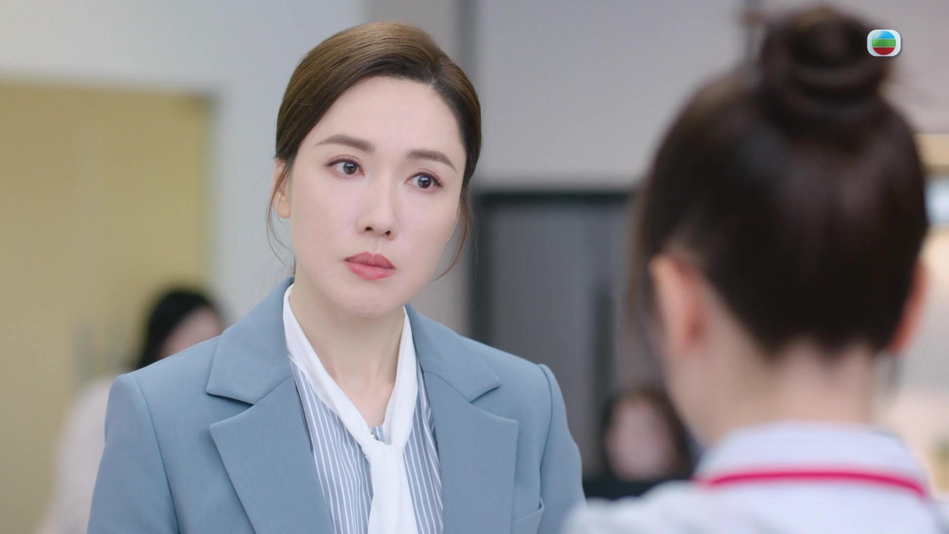 李施嬅戲中的嚴厲鞭撻,幫谷婭溦入戲。