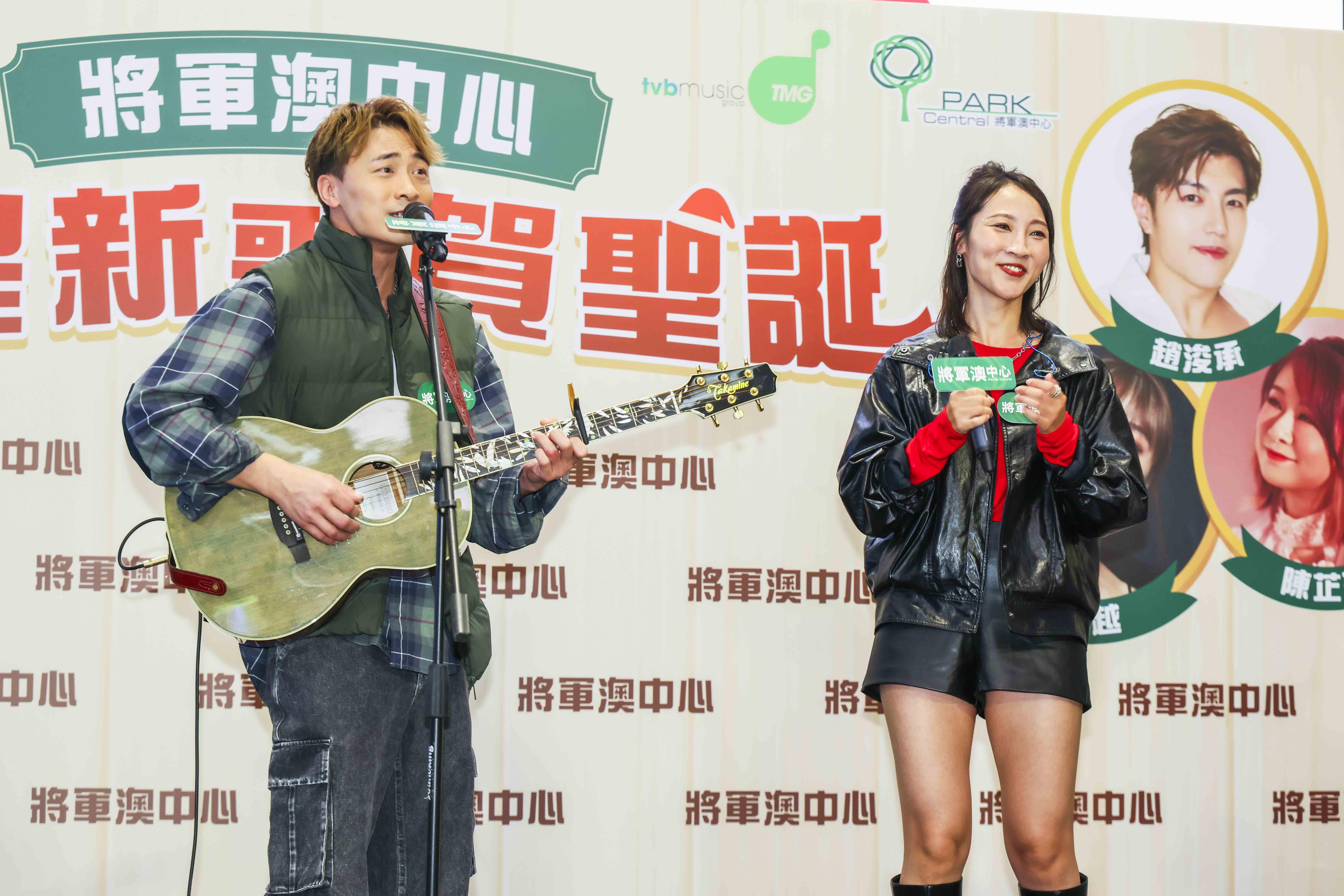 黃劍文為曹越創作新歌《我不好》,更上台為他伴奏。