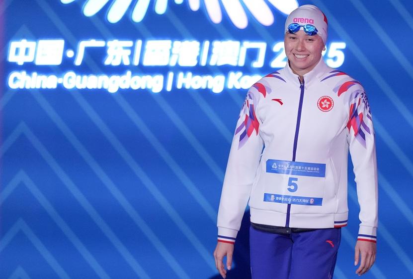 何詩蓓次名晉身200米自決賽,周四晚爭金。