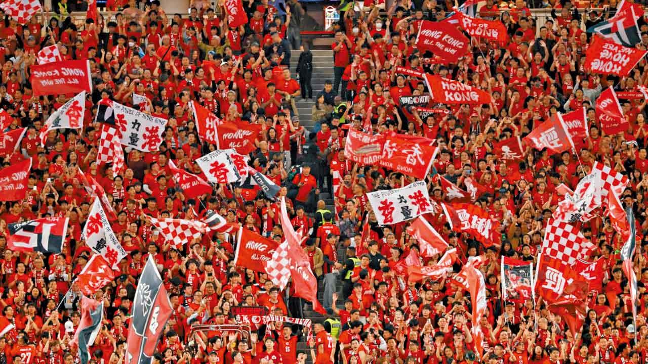 啟德主場館再變「紅海」。