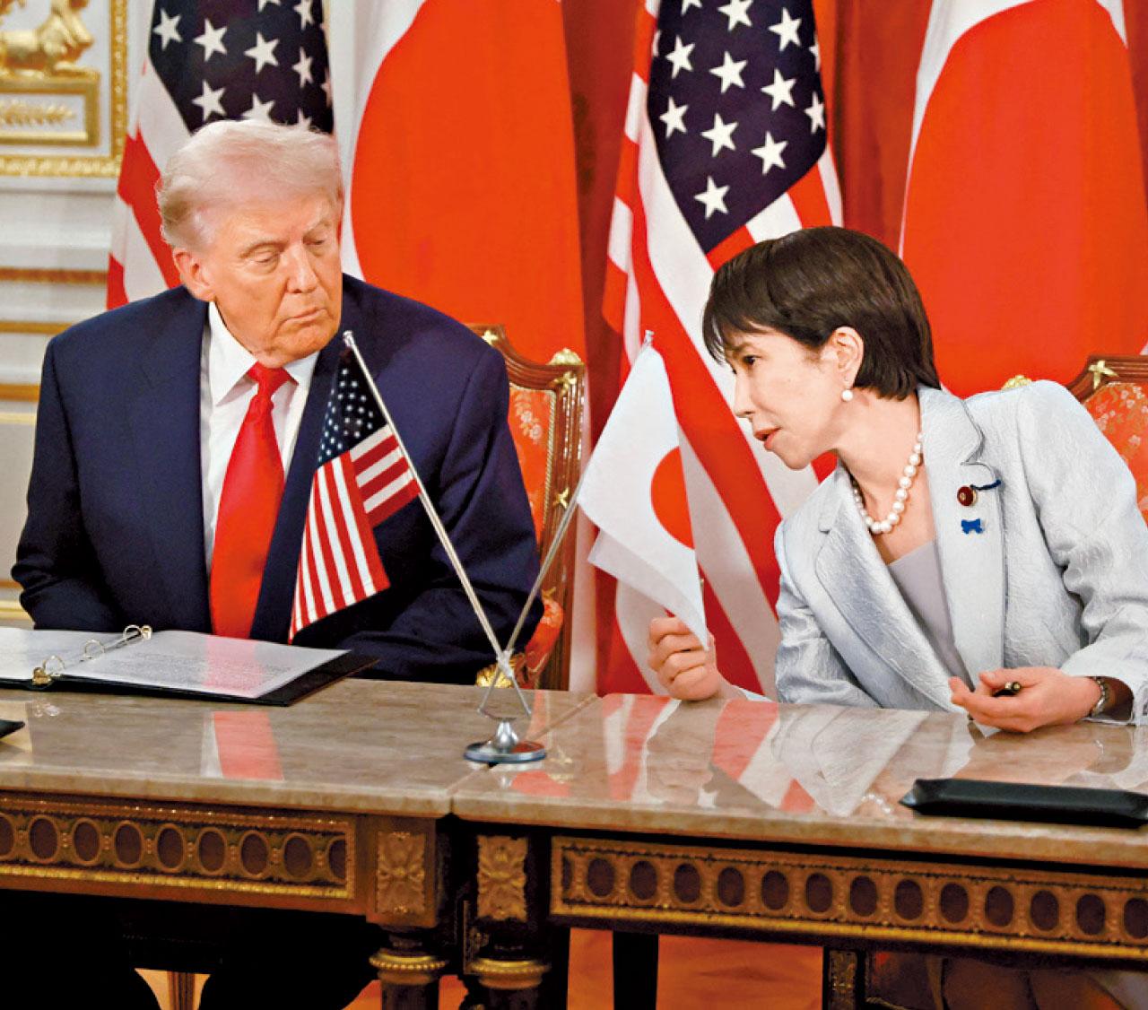 美國總統特朗普 日揆高市早苗