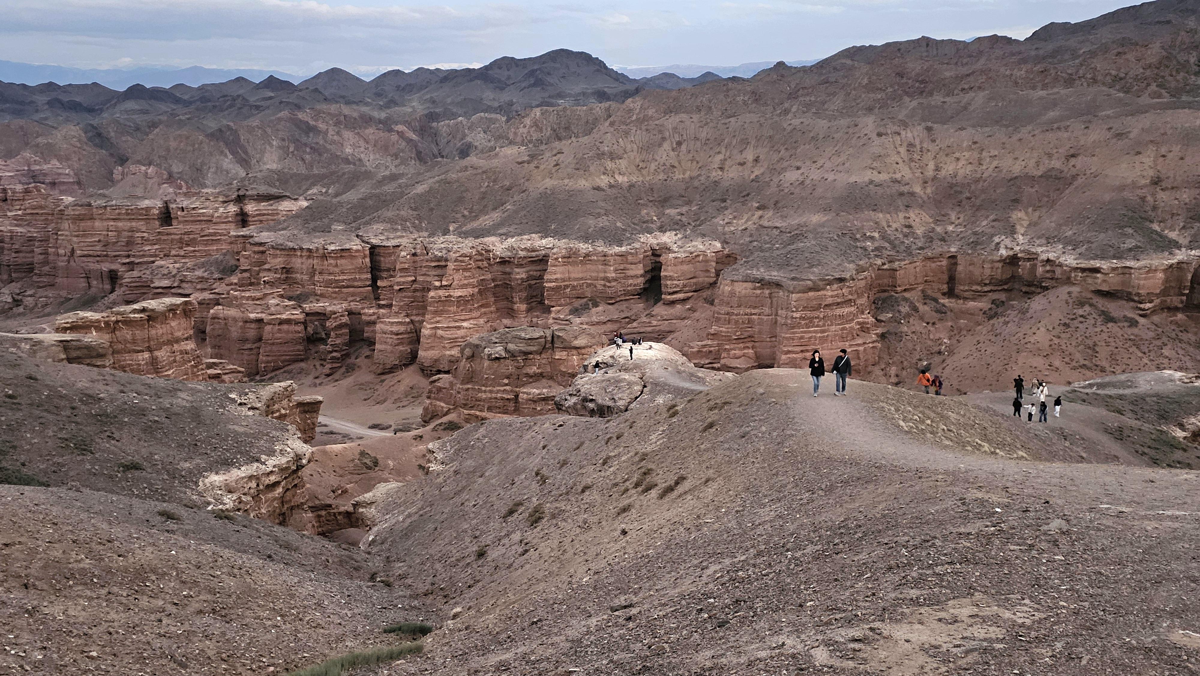 上層步道適合看峽谷全景,有多個眺望點。