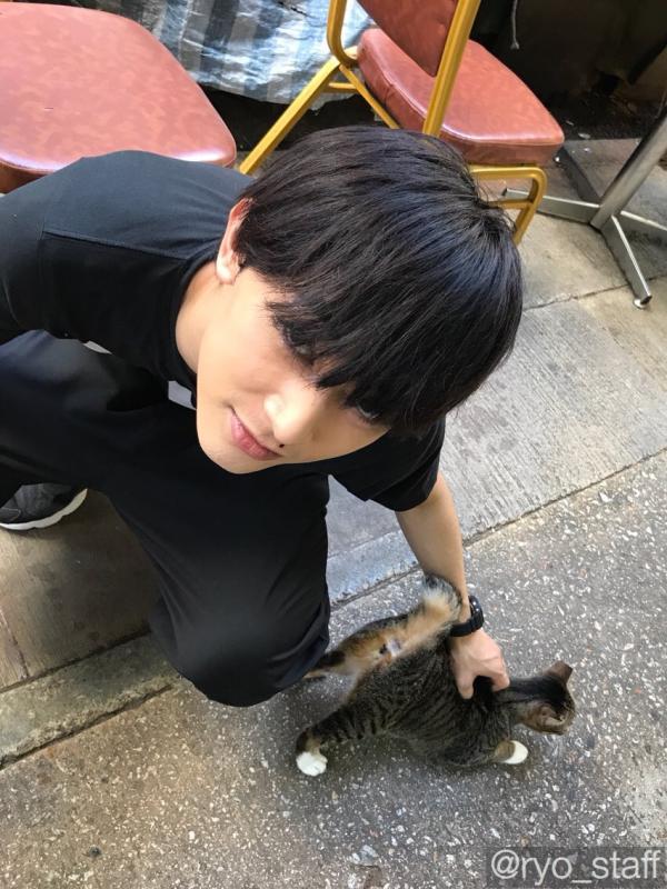 吉澤亮曾來港開工,現身港九各區。