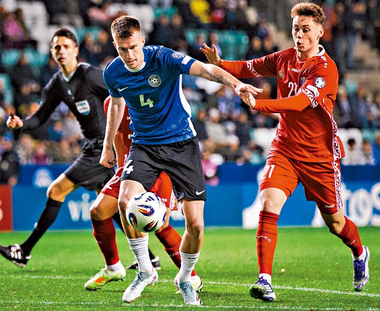 愛沙尼亞欠目標或大敗。