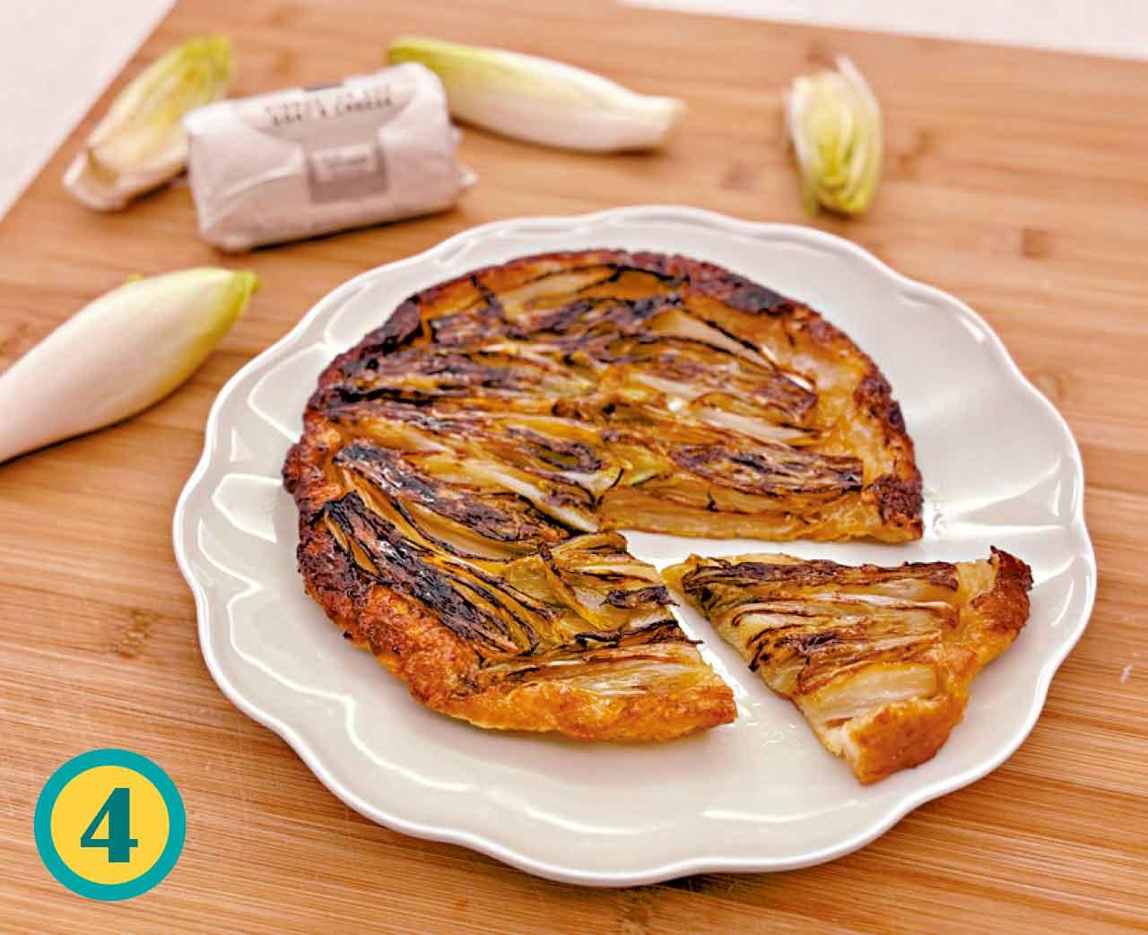 菊苣食譜(二):Tarte Tatin aux Endives