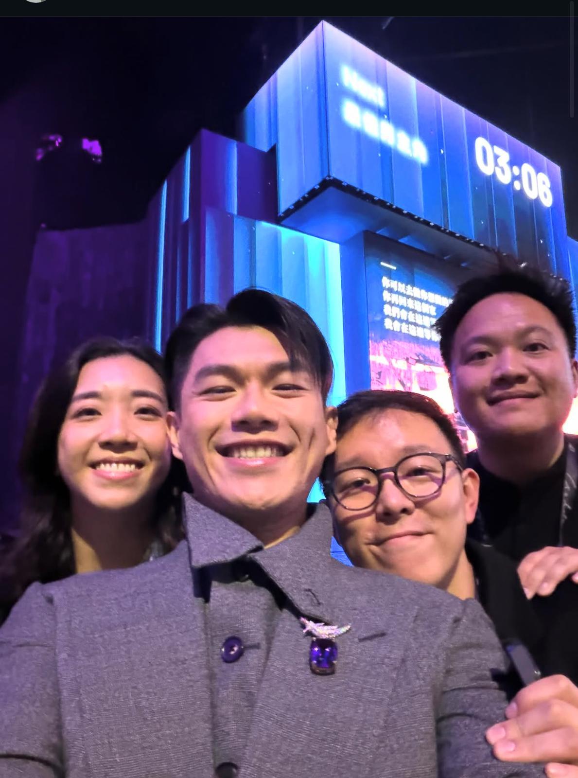 柯煒林感激經理人團隊陪伴同行。(資料圖片)