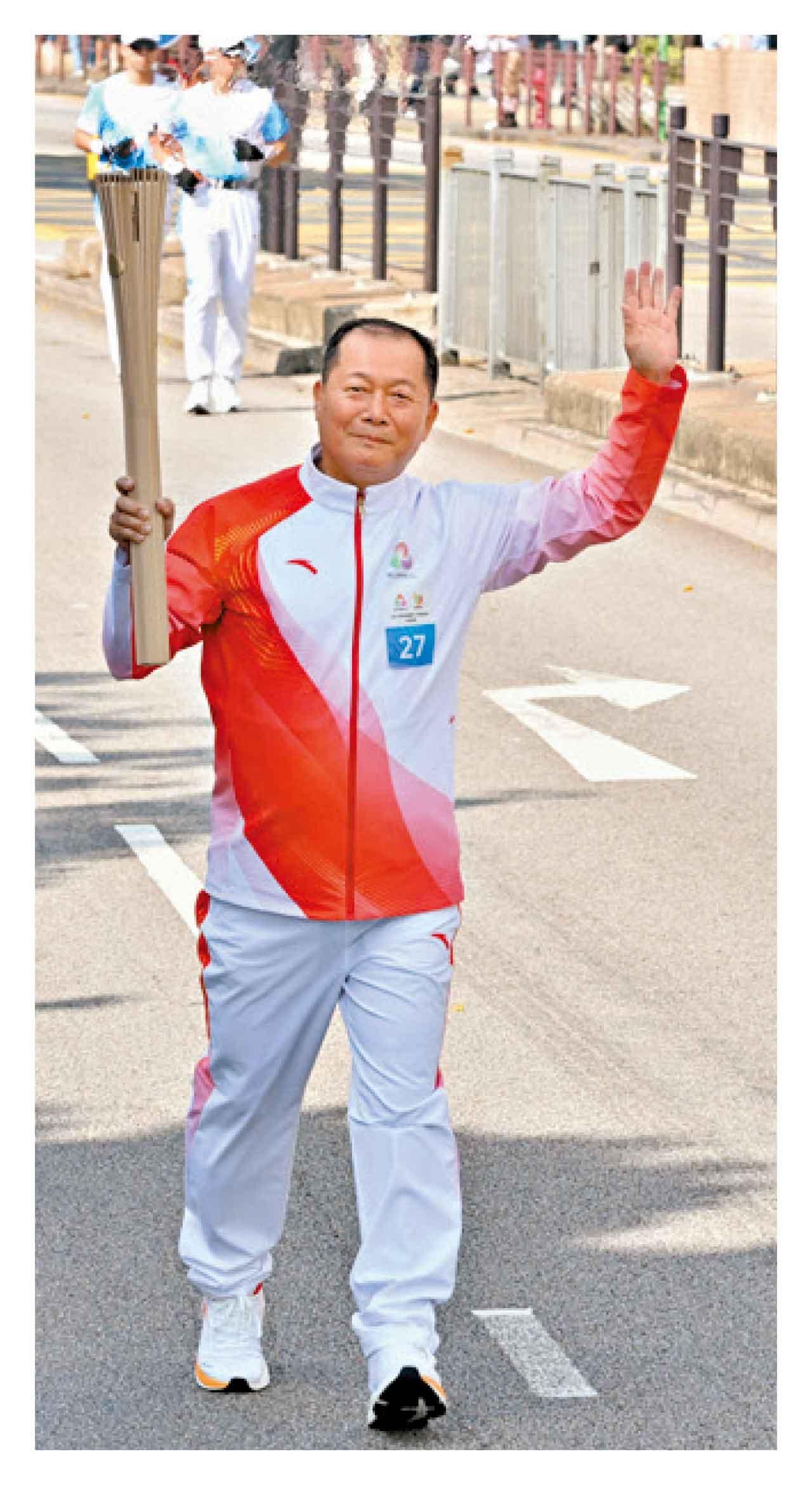 前輪椅劍擊運動員張偉良