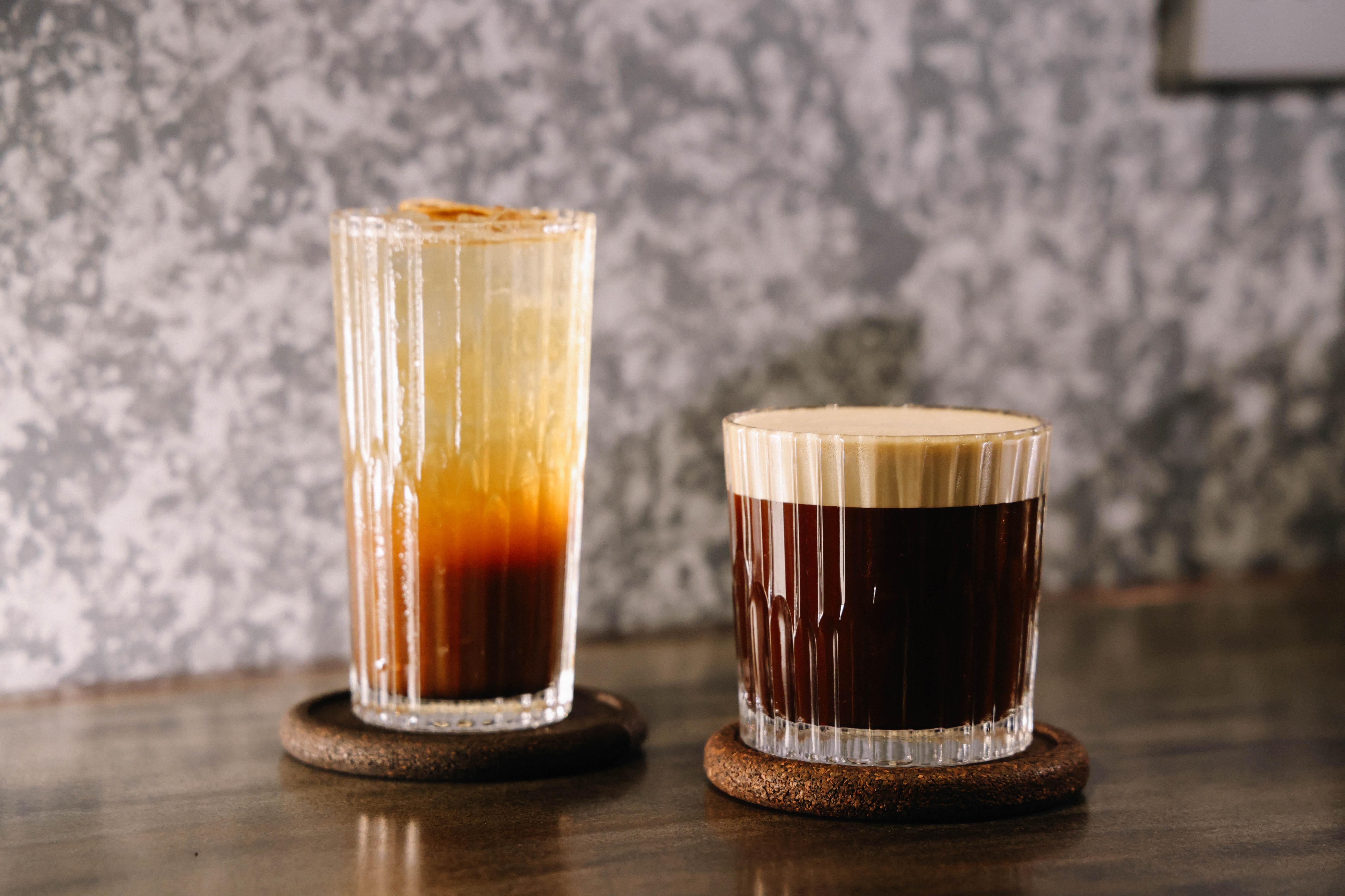 西西里咖啡、蜜柑泡沬黑咖啡(攝影:吳康琦)