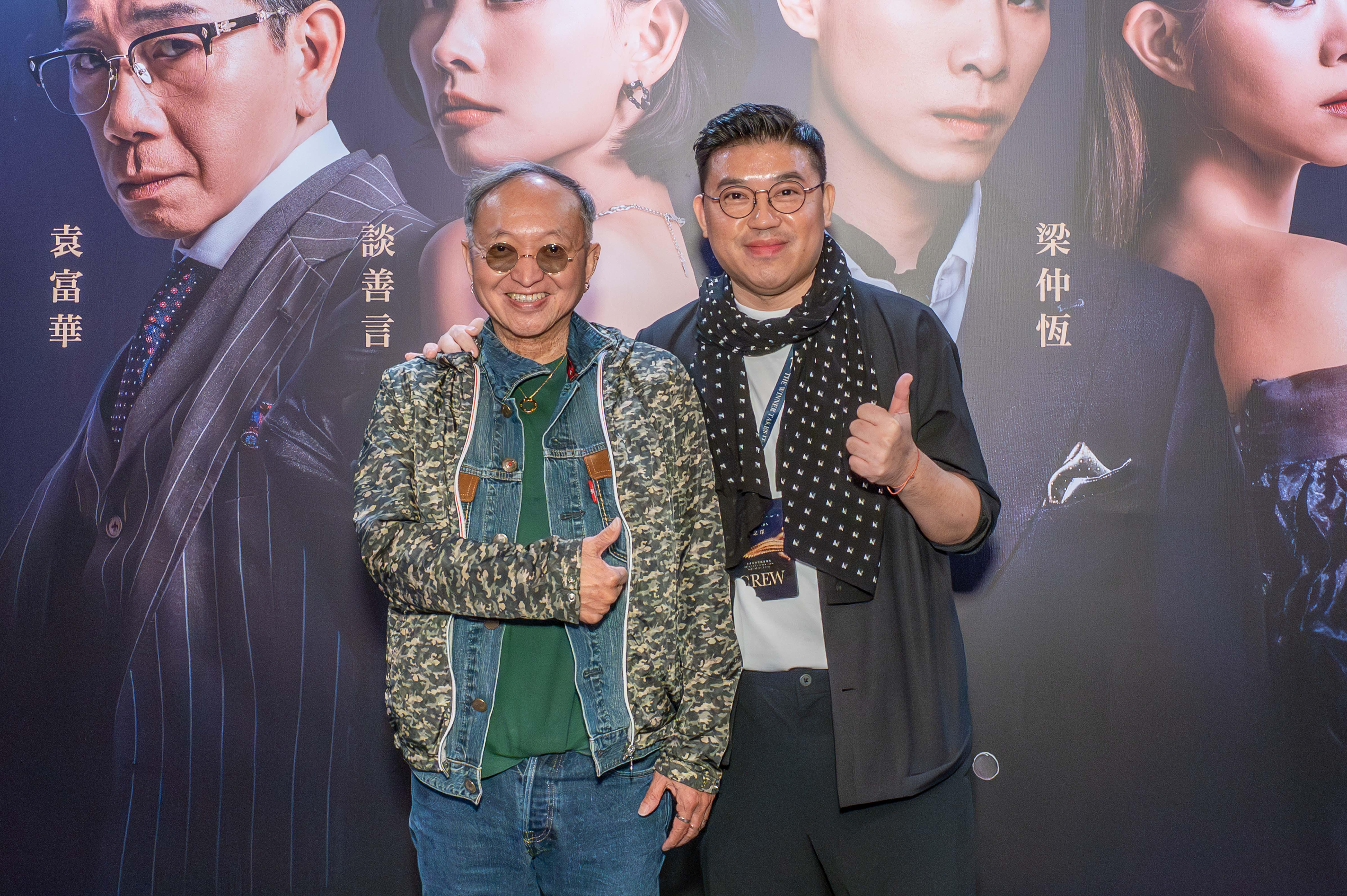 Paco黃柏高出席葉念琛舞台劇《鱷魚之吻》首演禮。