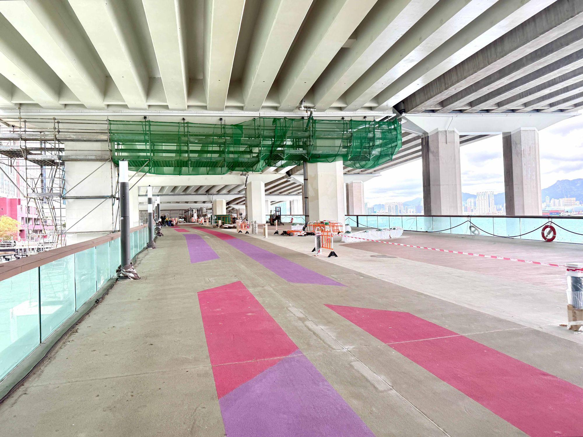 北角東岸板道(東段)預計於今年12月逐步開放。(發展局)