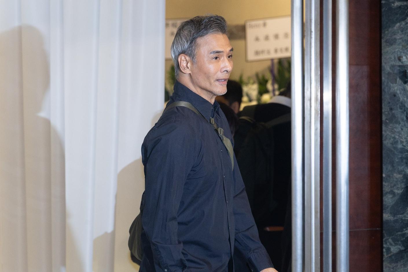 林煒出席許紹雄喪禮。(蘇文傑攝)