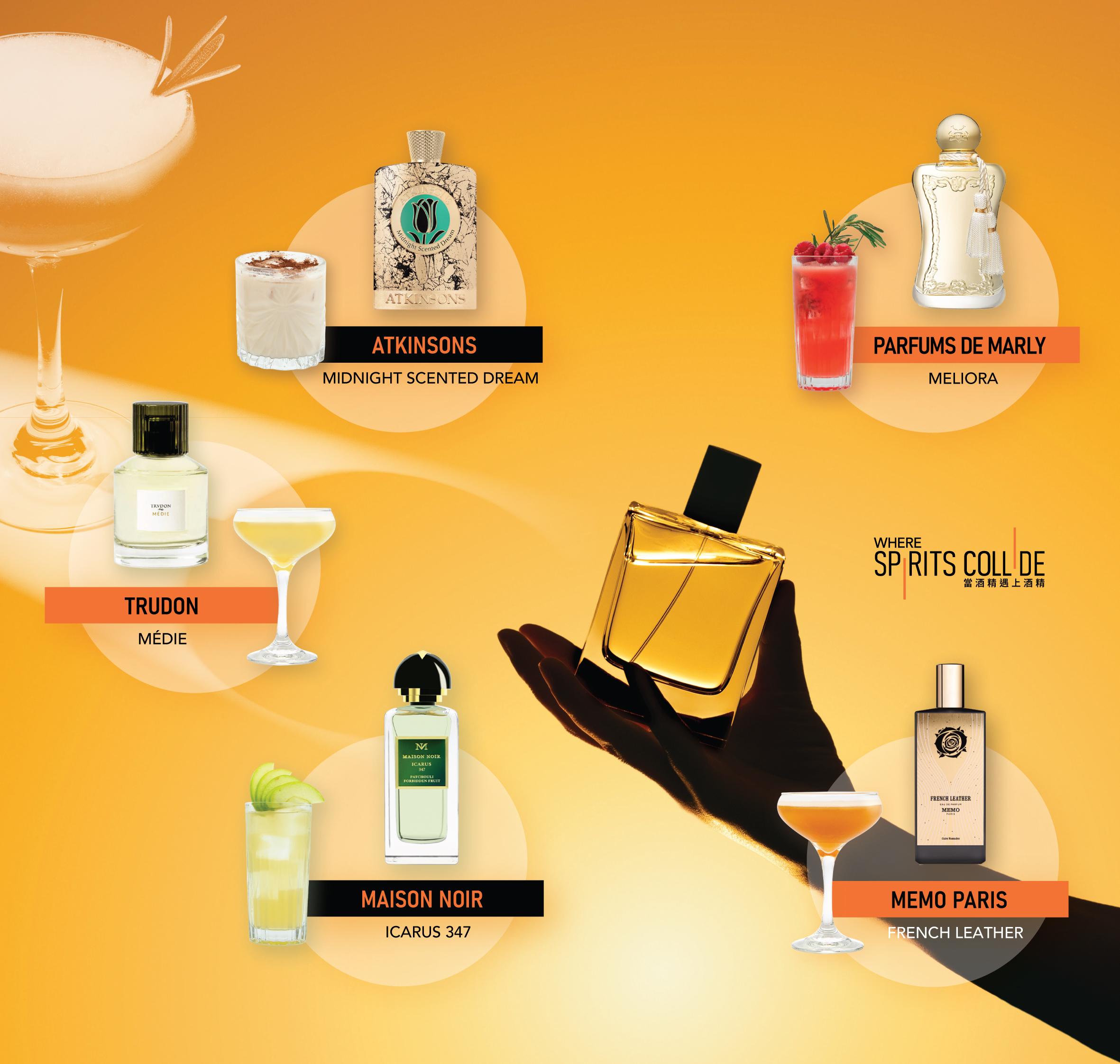 中國香水集團穎通集團與蘭桂坊餐飲概念合作「當酒精遇上酒精」(Where Spirits Collide)跨界合作企劃。