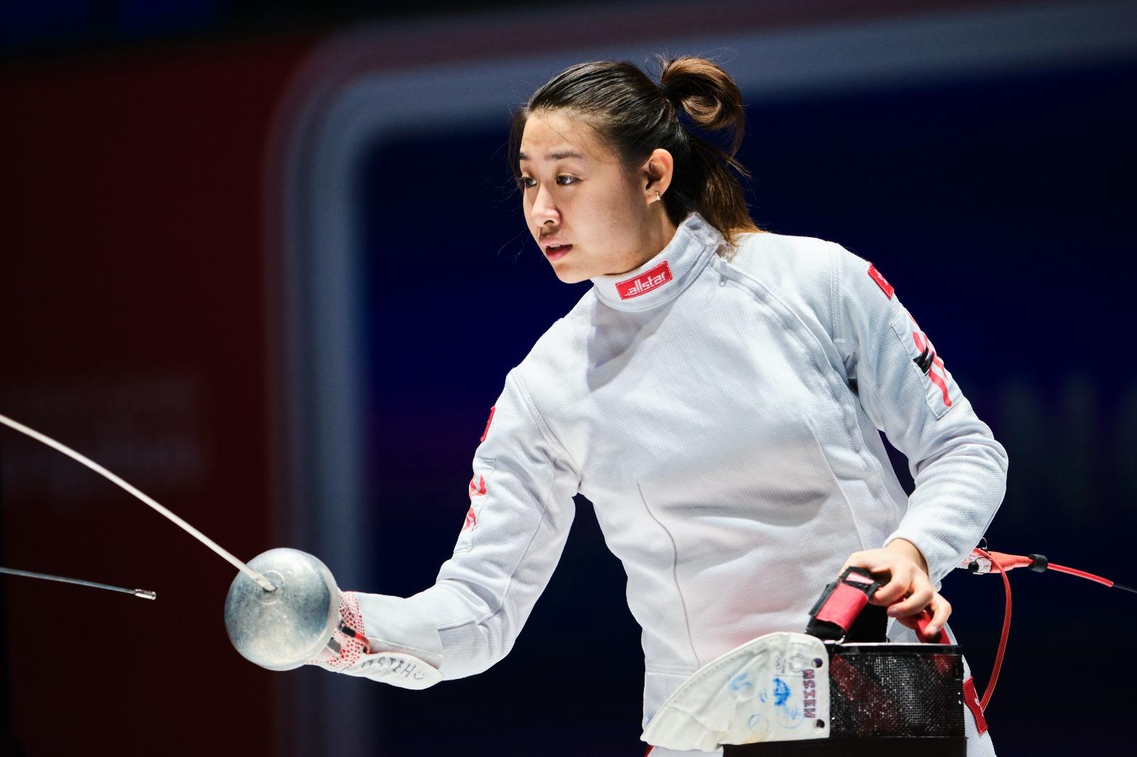 香港劍擊代表佘繕妡。(港協暨奧委會提供)