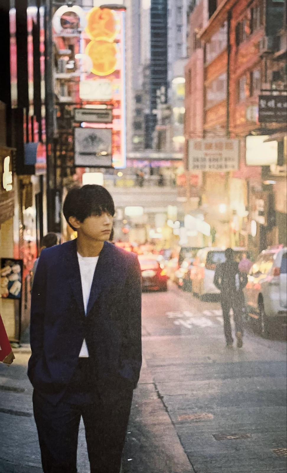 吉澤亮曾來港開工,現身港九各區。