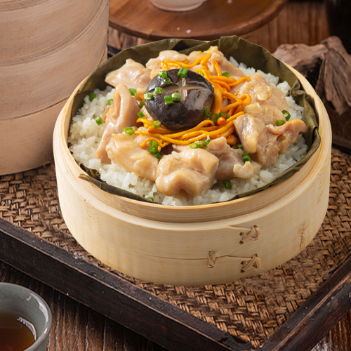 香港店限定冬菇蟲草花滑雞飯(日間$25,晚間$30)